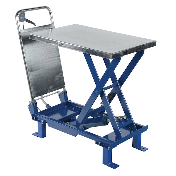 Vestil Foot Pump Scissor Lift, 400 lb. Cap, 17-7/10"W, 27-3/5"L SCTAB-400 - main